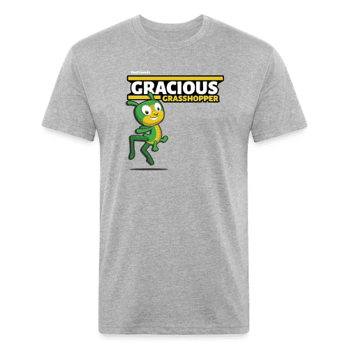 Gracious Grasshopper Character Comfort Adult Tee - heather gray