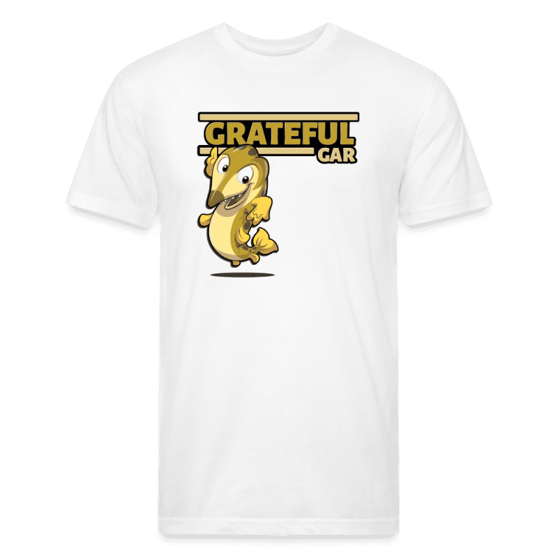 Grateful Gar Character Comfort Adult Tee - white