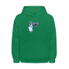 Gritty Ghost Character Comfort Kids Hoodie - kelly green