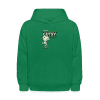 Gutsy Gecko Character Comfort Kids Hoodie - kelly green