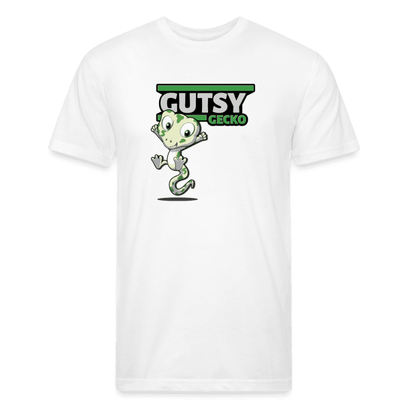 Gutsy Gecko Character Comfort Adult Tee - white