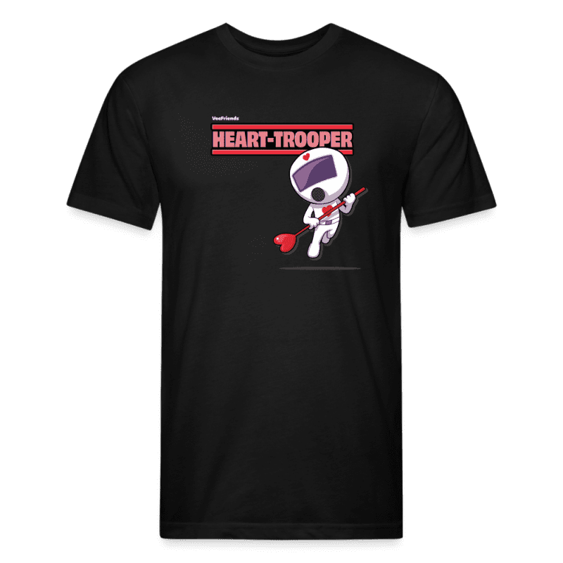 Heart-Trooper Character Comfort Adult Tee - black