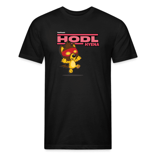 Hodl Hyena Character Comfort Adult Tee - black