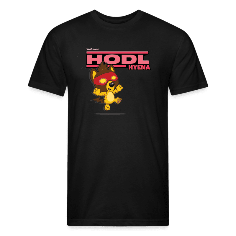 Hodl Hyena Character Comfort Adult Tee - black