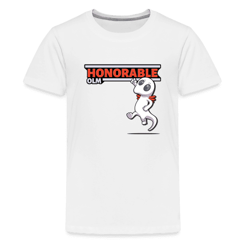 Honorable Olm Character Comfort Kids Tee - white