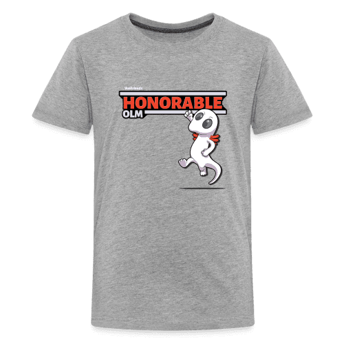 Honorable Olm Character Comfort Kids Tee - heather gray