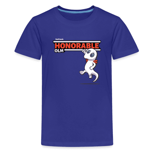 Honorable Olm Character Comfort Kids Tee - royal blue