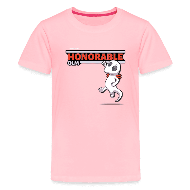 Honorable Olm Character Comfort Kids Tee - pink