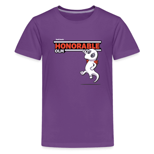 Honorable Olm Character Comfort Kids Tee - purple