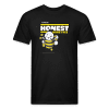 Honest Honey Bee Character Comfort Adult Tee - black