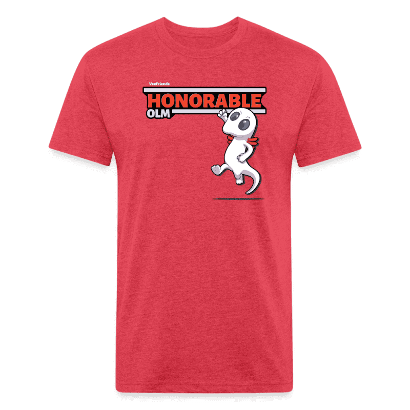 Honorable Olm Character Comfort Adult Tee - heather red