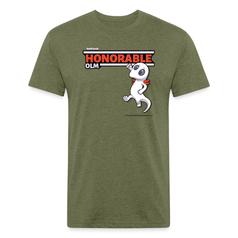 Honorable Olm Character Comfort Adult Tee - heather military green