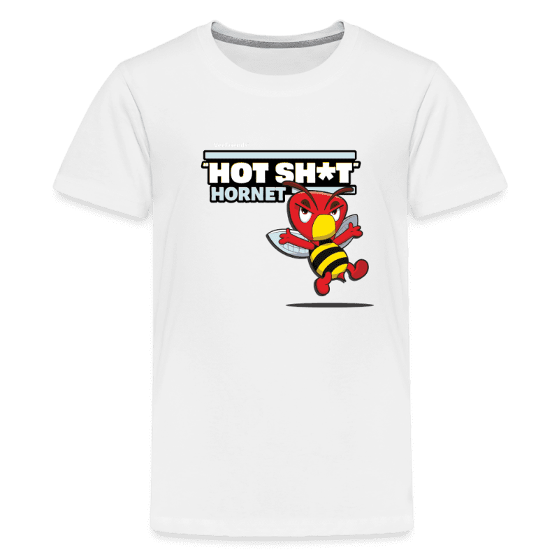 "Hot Sh*t" Hornet Character Comfort Kids Tee - white