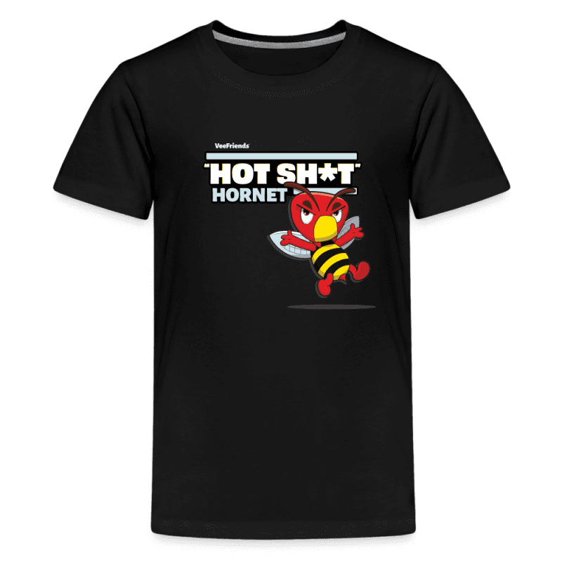 "Hot Sh*t" Hornet Character Comfort Kids Tee - black