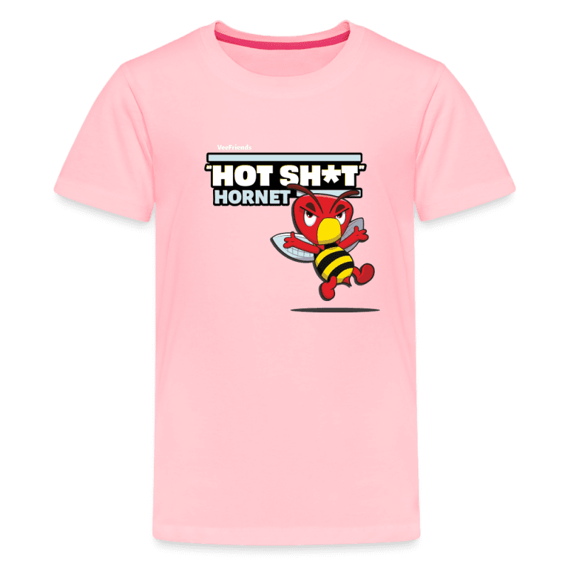 "Hot Sh*t" Hornet Character Comfort Kids Tee - pink