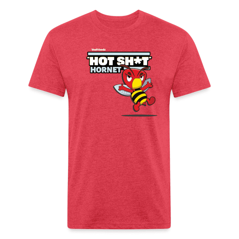 "Hot Sh*t" Hornet Character Comfort Adult Tee - heather red