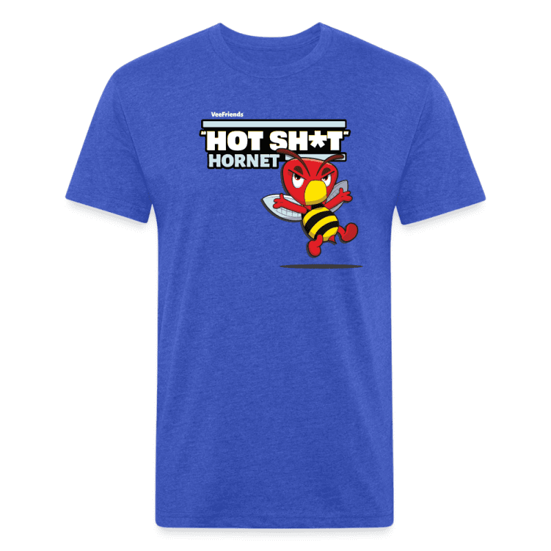 "Hot Sh*t" Hornet Character Comfort Adult Tee - heather royal