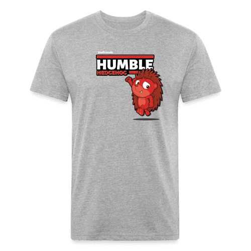 Humble Hedgehog Character Comfort Adult Tee - heather gray