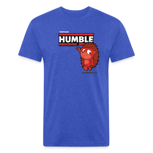 Humble Hedgehog Character Comfort Adult Tee - heather royal