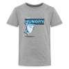 Hungry Hammerhead Character Comfort Kids Tee - heather gray