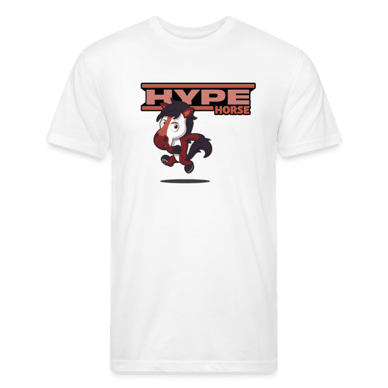 Hype Horse Character Comfort Adult Tee - white