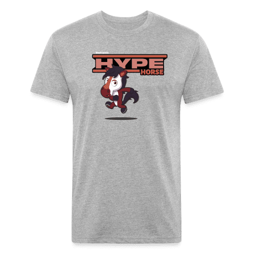 Hype Horse Character Comfort Adult Tee - heather gray