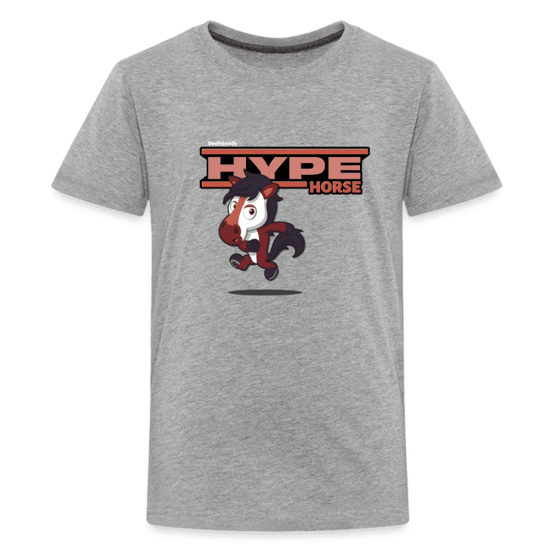 Hype Horse Character Comfort Kids Tee - heather gray