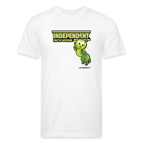 Independent Inch Worm Character Comfort Adult Tee - white