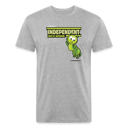 Independent Inch Worm Character Comfort Adult Tee - heather gray