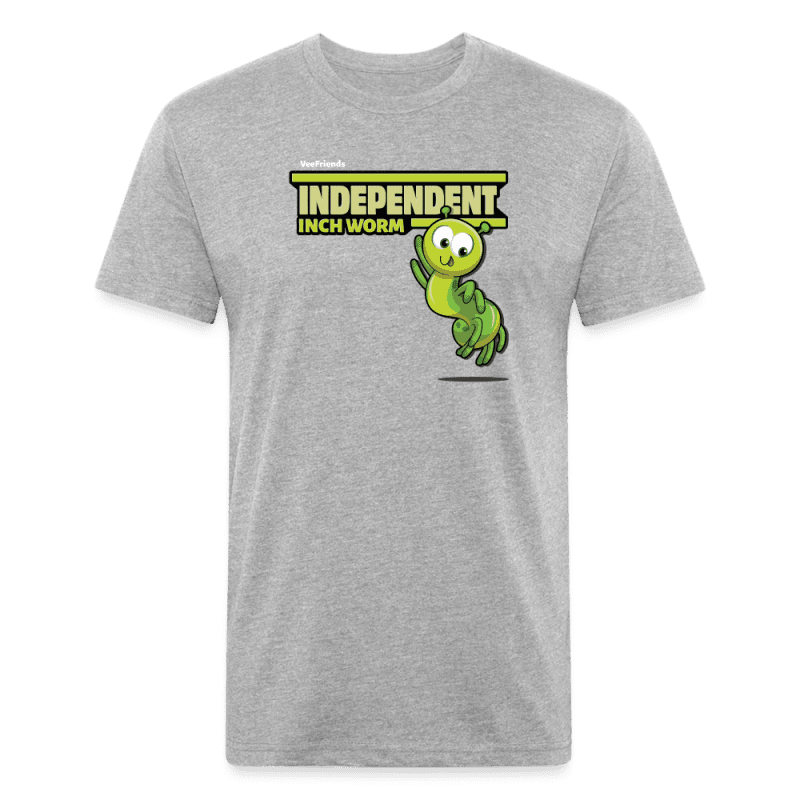 Independent Inch Worm Character Comfort Adult Tee - heather gray