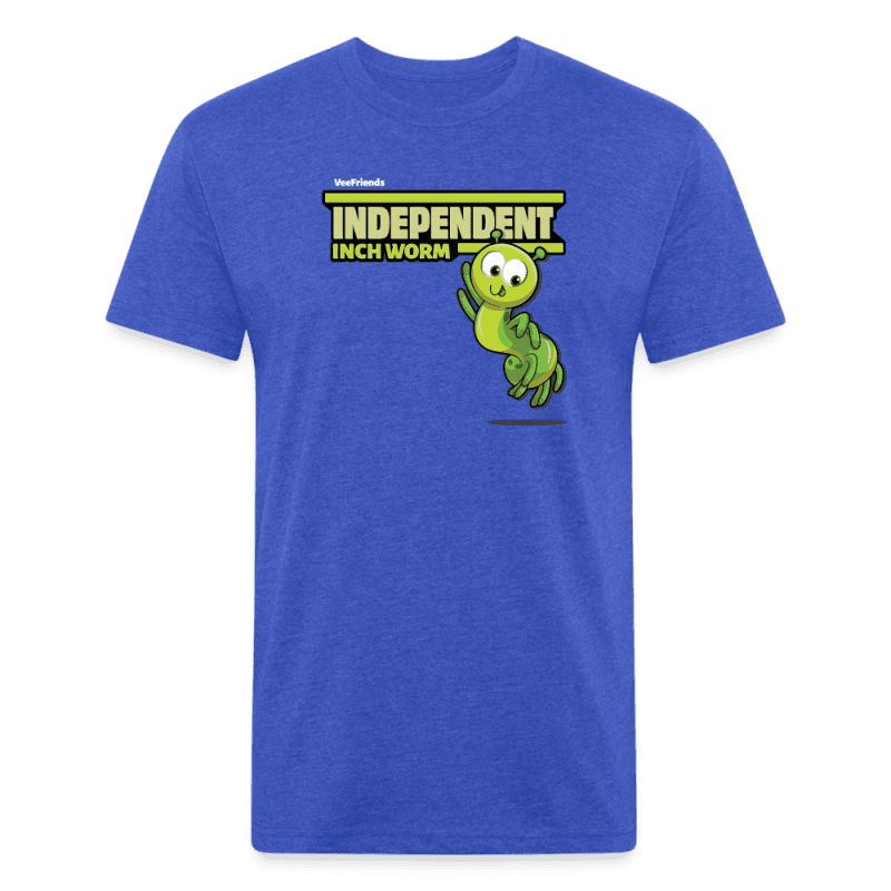 Independent Inch Worm Character Comfort Adult Tee - heather royal