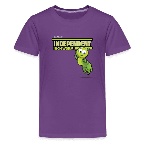 Independent Inch Worm Character Comfort Kids Tee - purple