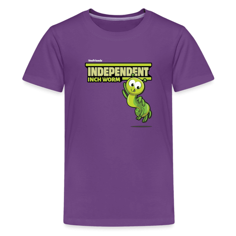 Independent Inch Worm Character Comfort Kids Tee - purple