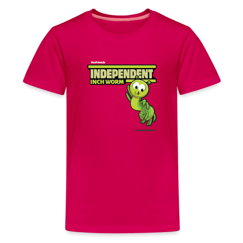 Independent Inch Worm Character Comfort Kids Tee - dark pink