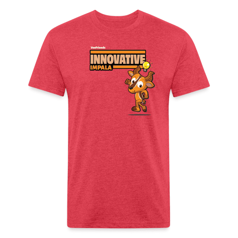 Innovative Impala Character Comfort Adult Tee - heather red