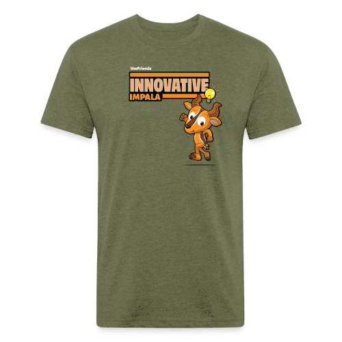 Innovative Impala Character Comfort Adult Tee - heather military green