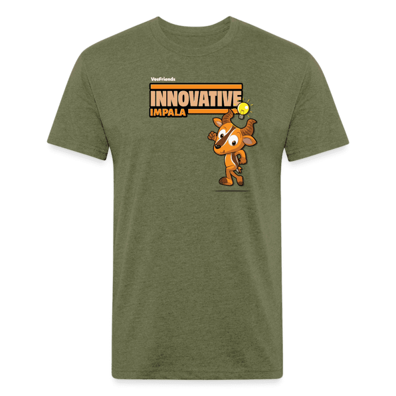 Innovative Impala Character Comfort Adult Tee - heather military green