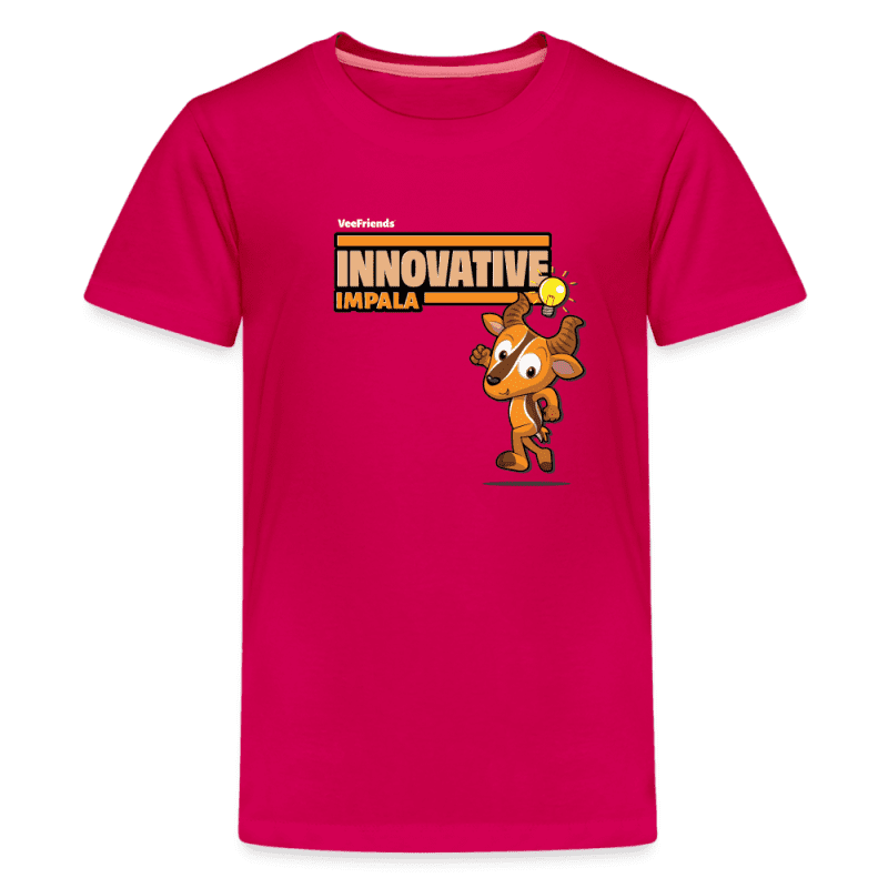 Innovative Impala Character Comfort Kids Tee - dark pink