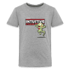 Intuitive Iguana Character Comfort Kids Tee - heather gray