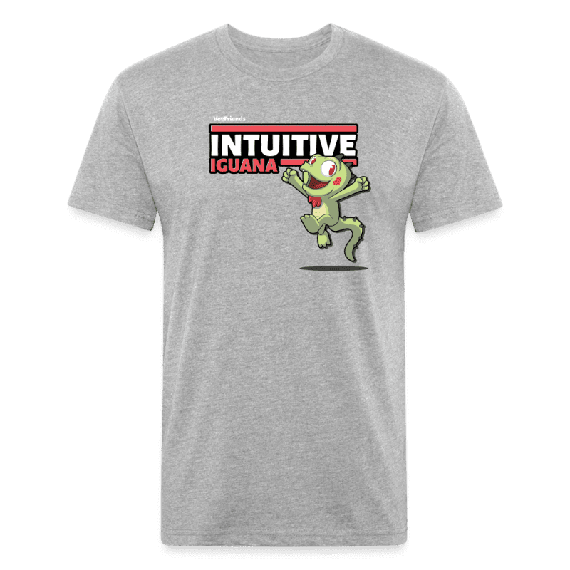 Intuitive Iguana Character Comfort Adult Tee - heather gray