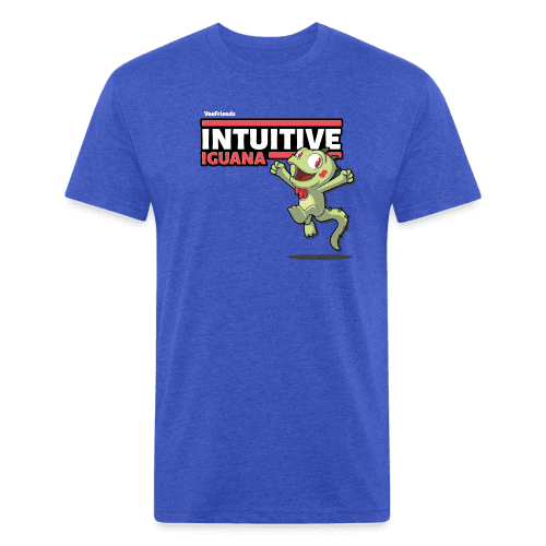 Intuitive Iguana Character Comfort Adult Tee - heather royal