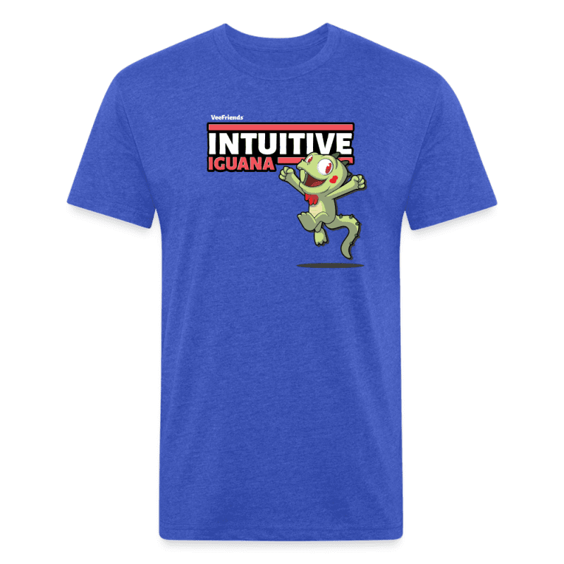 Intuitive Iguana Character Comfort Adult Tee - heather royal