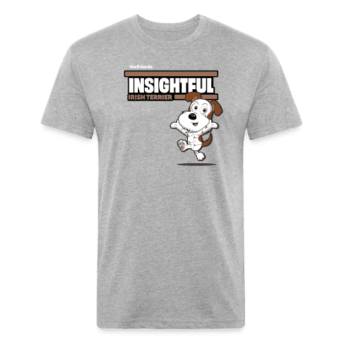 Insightful Irish Terrier Character Comfort Adult Tee - heather gray