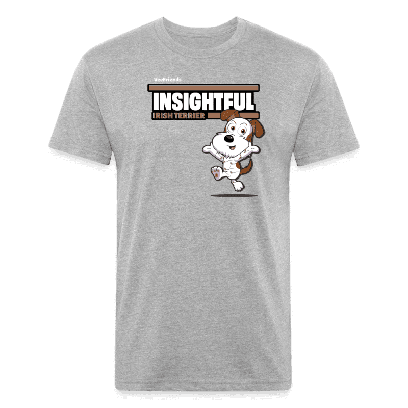 Insightful Irish Terrier Character Comfort Adult Tee - heather gray