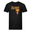 Just Jackal Character Comfort Adult Tee - black