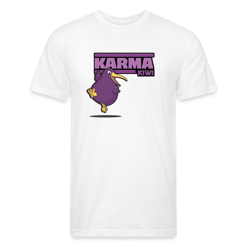 Karma Kiwi Character Comfort Adult Tee - white