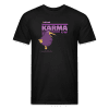 Karma Kiwi Character Comfort Adult Tee - black