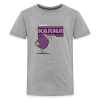 Karma Kiwi Character Comfort Kids Tee - heather gray