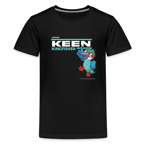 Keen Kingfisher Character Comfort Kids Tee - black