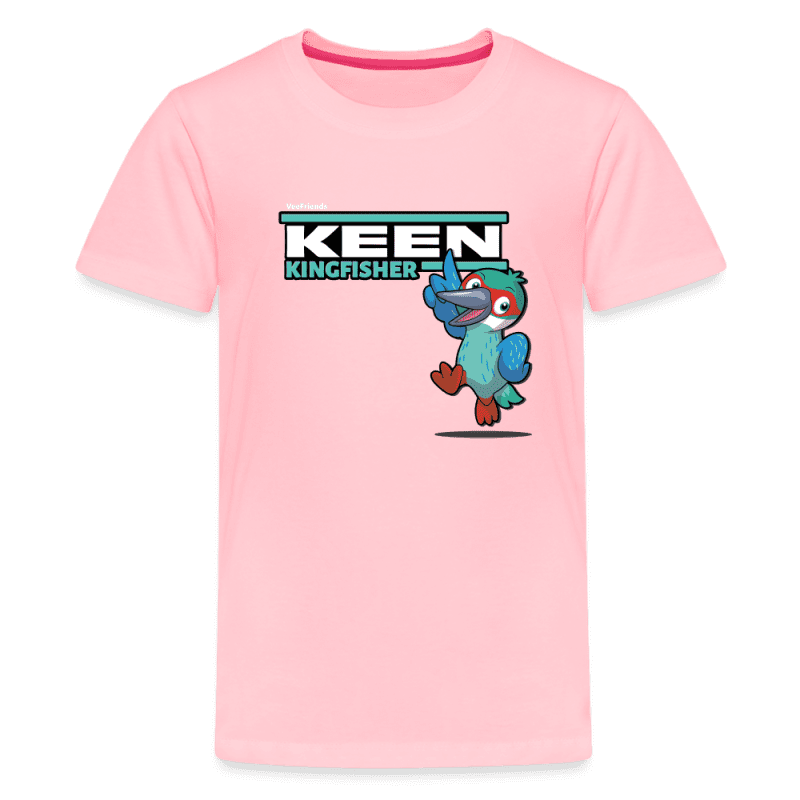 Keen Kingfisher Character Comfort Kids Tee - pink